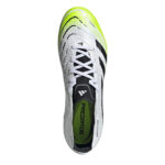 adidas Predator Firm Ground Football Boots – White/Blk/Lemon - Image 5