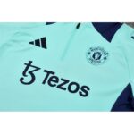 Mens Manchester United 2024/25 Half-Zip Sweater+Pant 14001 - Image 3