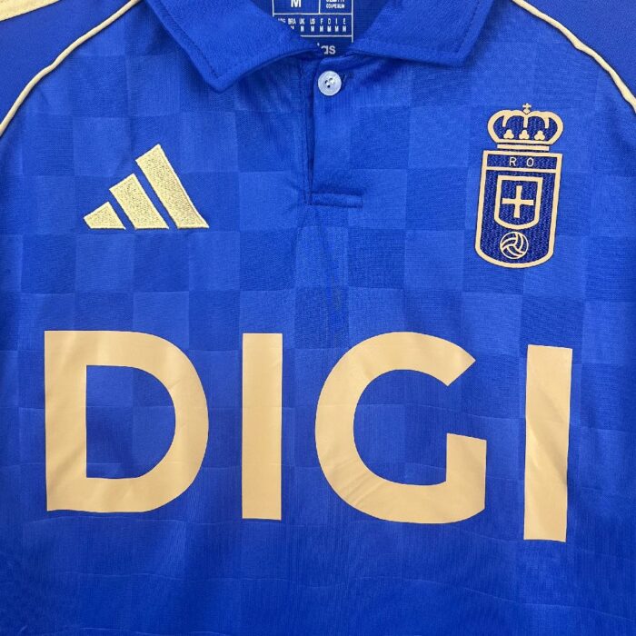 Mens Real Oviedo 2025/26 Home Jersey 7
