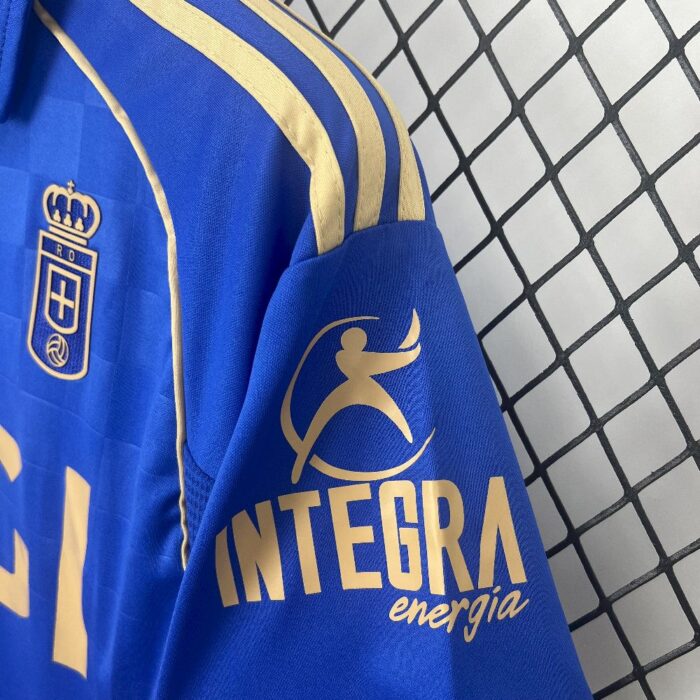 Mens Real Oviedo 2025/26 Home Jersey 4