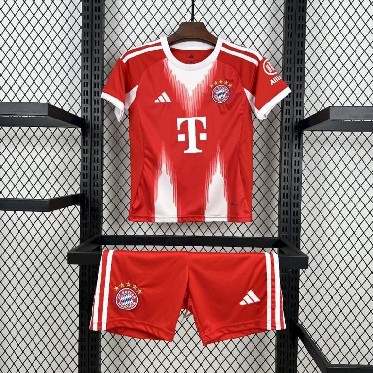 Kids Bayern Munich 2025/26 Home Kit