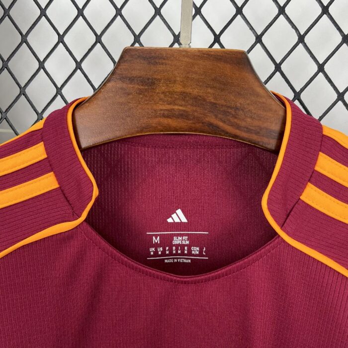 Mens AS Roma 2025/26 Home Jersey 7
