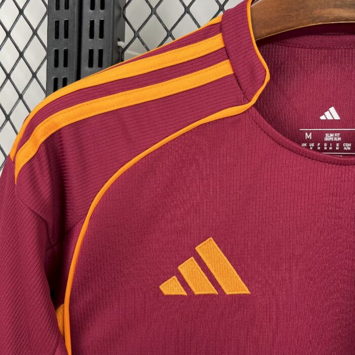 Mens AS Roma 2025/26 Home Jersey 6