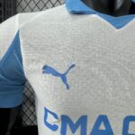 Mens Olympique Marseille 2025/26 Home Jersey Player Version 3