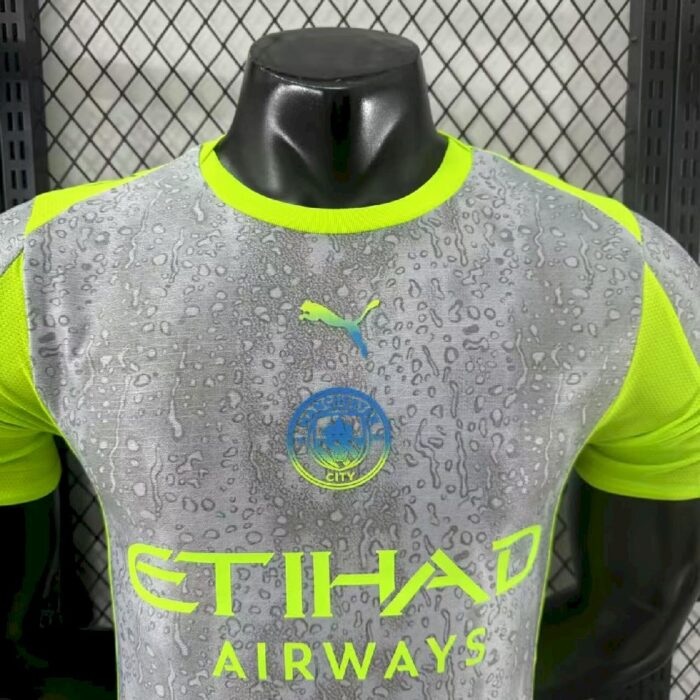 Mens Manchester City 2025/26 Third Jersey Player Version 4
