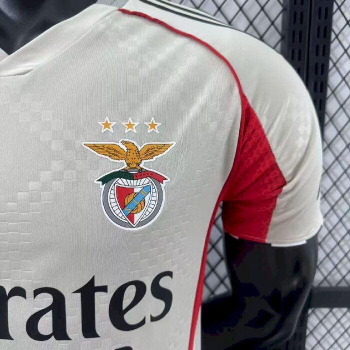 Mens Benfica 2025/26 Away Jersey Player Version 3