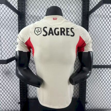 Mens Benfica 2025/26 Away Jersey Player Version 1