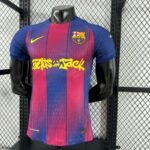 Mens Barcelona x Travis Scott 2025/26 Home Jersey Player Version 3