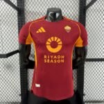 Mens AS Roma 2025/26 Home Jersey Player Version