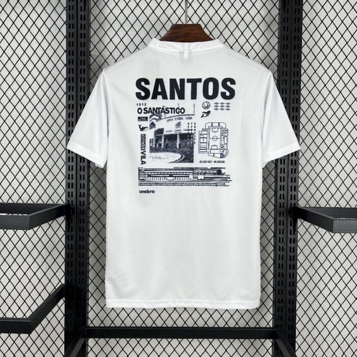 Mens Santos 2025/26 Concentração Umbro Masculina Jersey 1