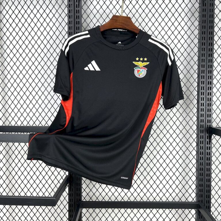 Mens Benfica 2025/26 Black Pre-Match Jersey