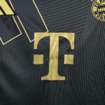 Mens Bayern Munich 2025/26 Black Gold Jersey 4