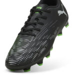 Puma Future 8 Junior Firm Ground Football Boots – Black/Green – view 6