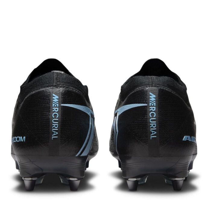 Nike Mercurial Vapor 16 Soft Ground Football Boots – Black/Blue – view 5
