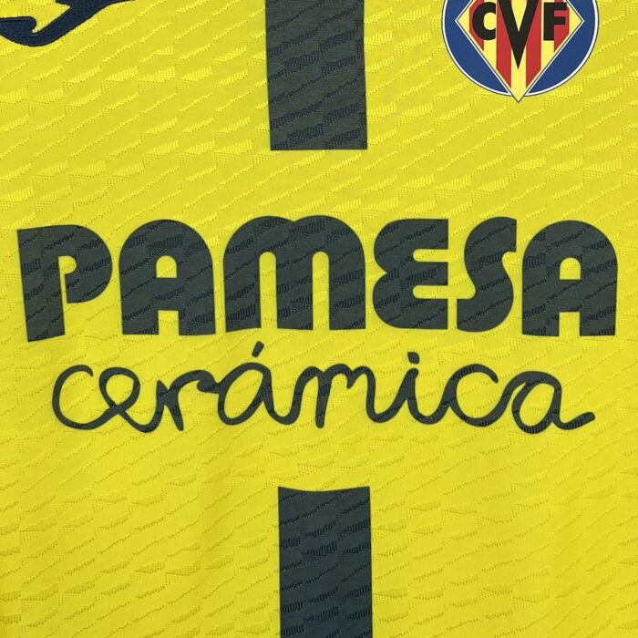 Mens Villarreal CF 2025/26 Home Jersey 6