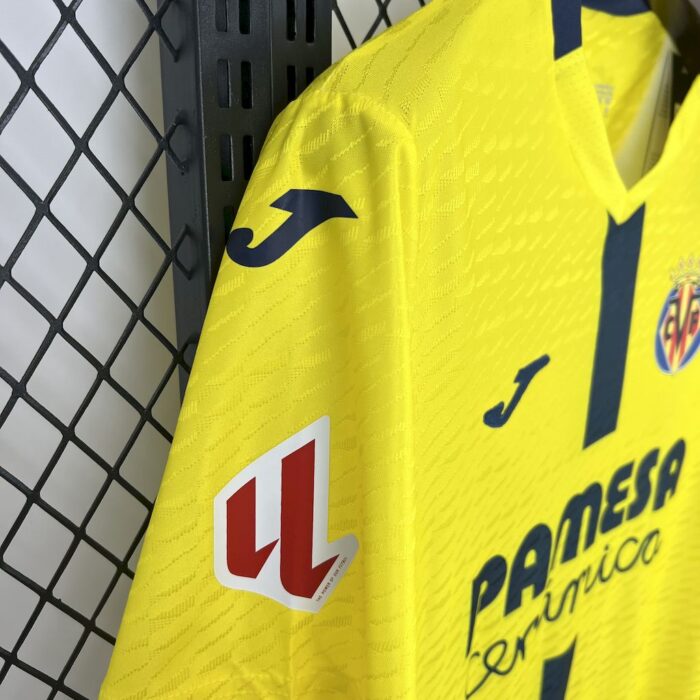 Mens Villarreal CF 2025/26 Home Jersey 4
