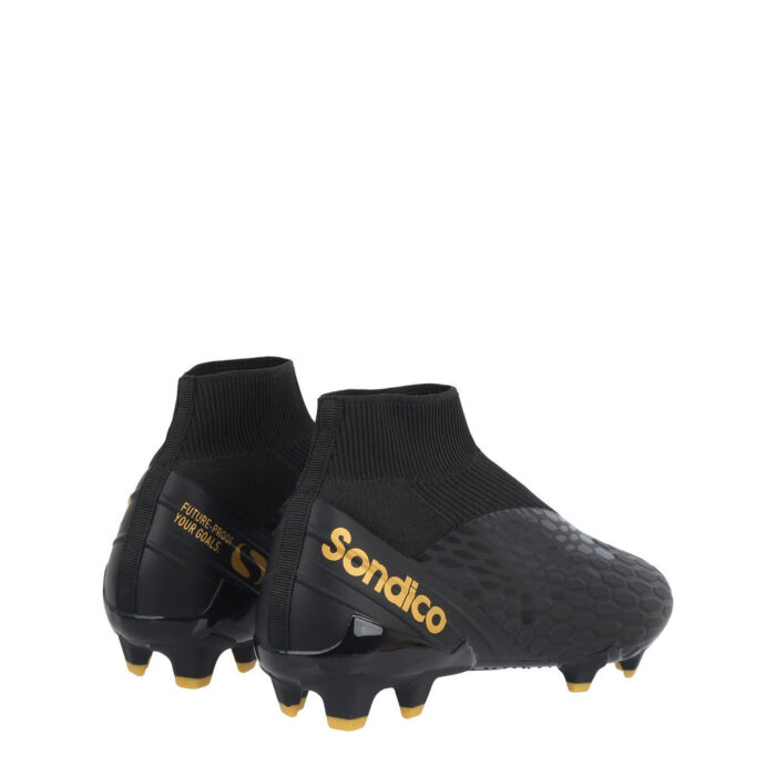 Sondico Blizzard Firm Ground Football Boots – Black/Gold – view 5