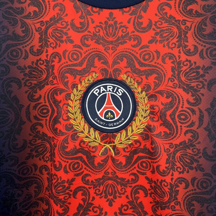 Mens Paris Saint-Germain 2025/26 Red and blue Jersey 5