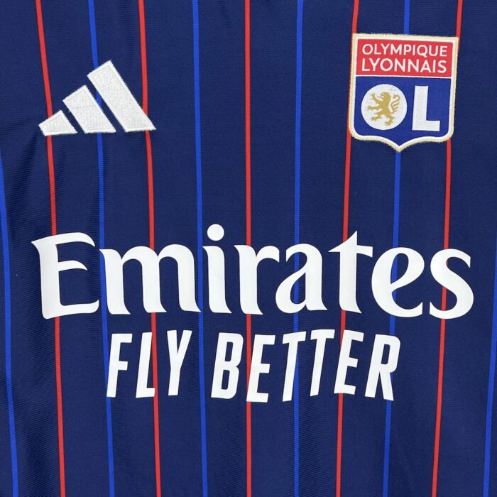 Mens Olympique Lyonnais 2025/26 Away Jersey 5