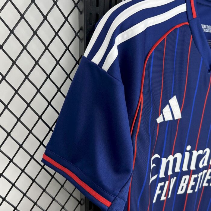 Mens Olympique Lyonnais 2025/26 Away Jersey 3