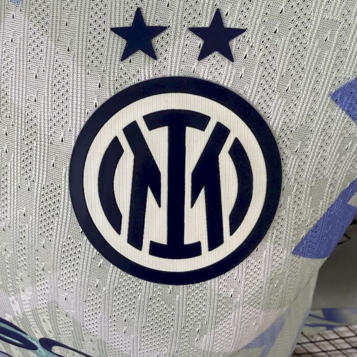Mens Inter Milan 2025/26 Away Long Sleeve Jersey Player Version 2