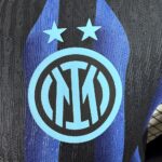 Mens Inter Milan 2025/26 Home Long Sleeve Jersey Player Version 2