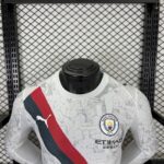 Mens Manchester City x KIDSUPER 2025/26 Long Sleeve Jersey Player Version 3