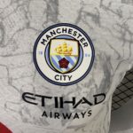 Mens Manchester City x KIDSUPER 2025/26 Long Sleeve Jersey Player Version 2