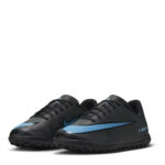Nike Mercurial Vapor 16 Junior Turf Football Boots – Black/Blue – view 4