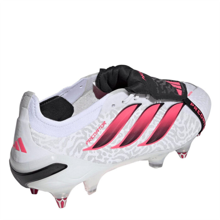 adidas Predator Soft Ground Football Boots – White/Coral – view 5