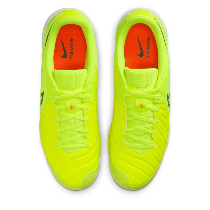 Nike Tiempo Legend 10 Indoor Football Boots – Volt/Black – view 6