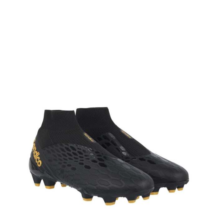 Sondico Blizzard Firm Ground Football Boots – Black/Gold – view 4