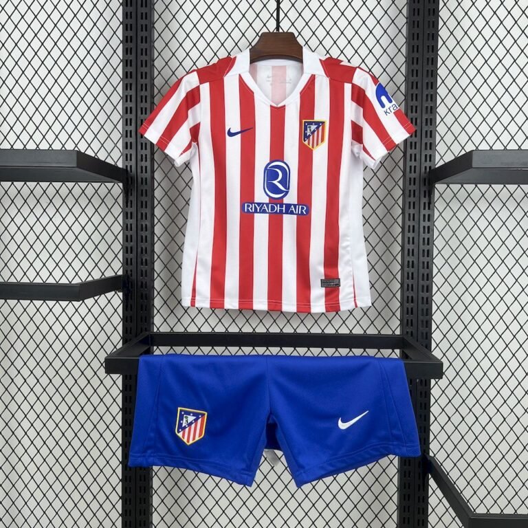 Kids Atletico Madrid 2025/26 Home Kit