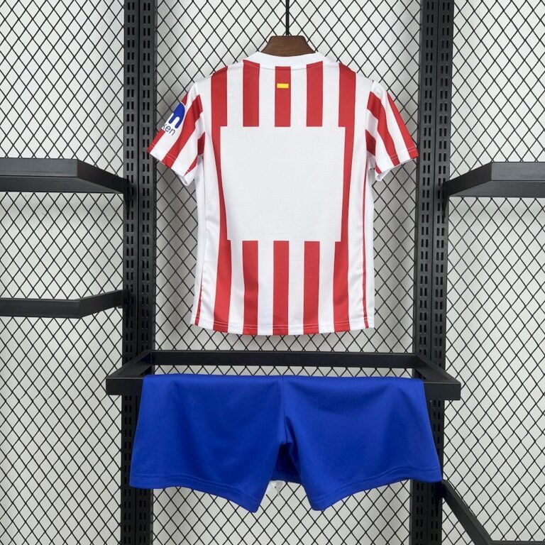 Kids Atletico Madrid 2025/26 Home Kit 1