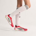 adidas Predator Firm Ground Football Boots – Red/Blk/White – view 3