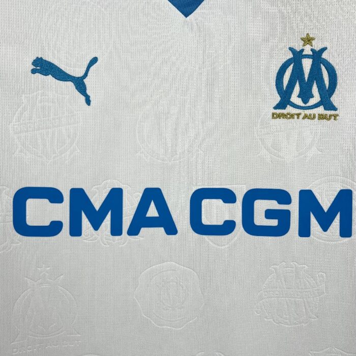 Mens Olympique Marseille 2025/26 Home Jersey 6