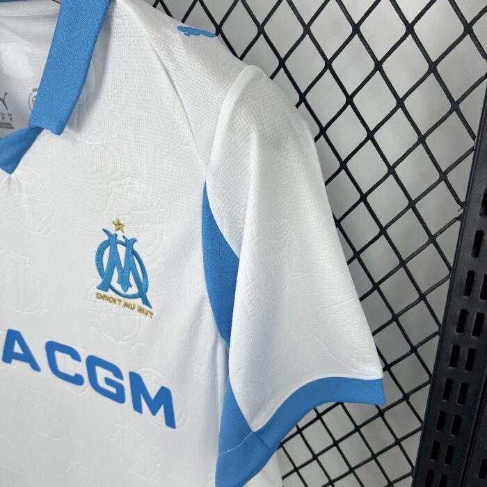 Mens Olympique Marseille 2025/26 Home Jersey 3