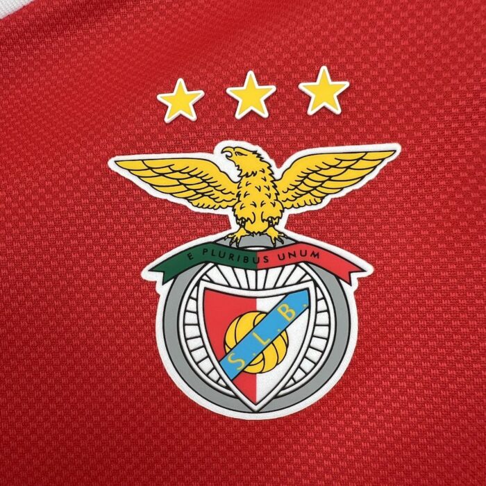 Mens Benfica 2025/26 Home Long Sleeve Jersey 6