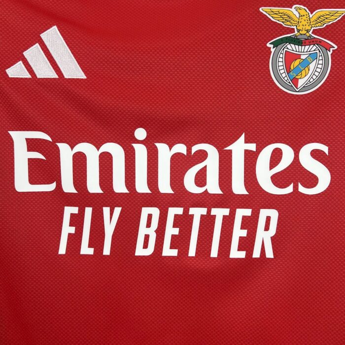 Mens Benfica 2025/26 Home Long Sleeve Jersey 5