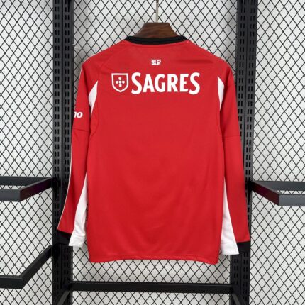 Mens Benfica 2025/26 Home Long Sleeve Jersey 1