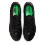 Nike Firm Ground Football Boots – Black/Green – view 6