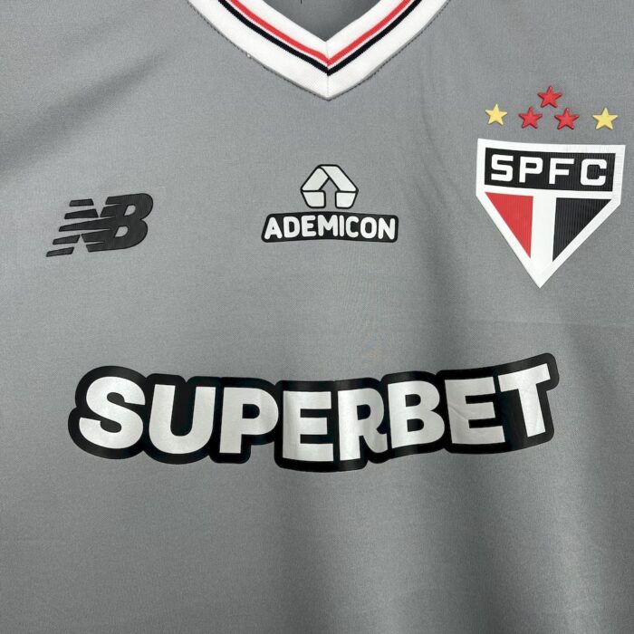 Mens Sao Paulo 2025/26 Grey Jersey 6