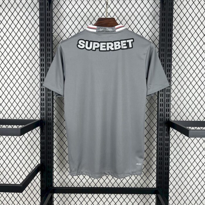 Mens Sao Paulo 2025/26 Grey Jersey 1
