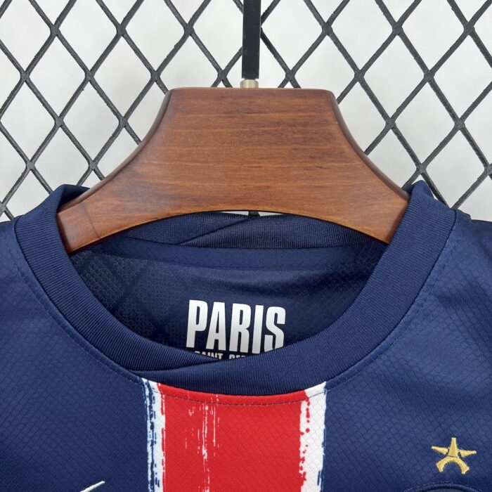 Kids Paris Saint-Germain 2024/25 Home Kit (with stars) 10