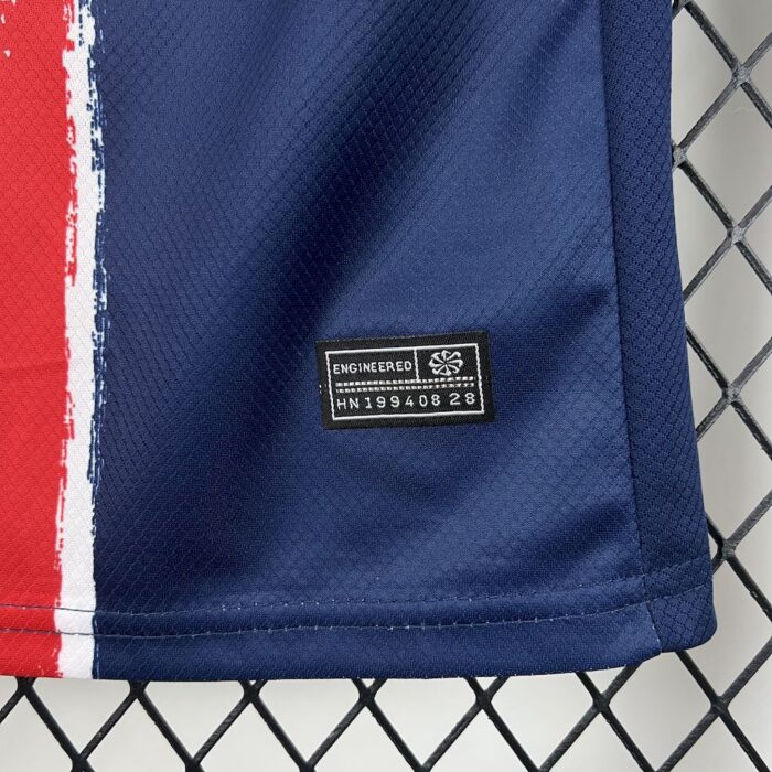 Kids Paris Saint-Germain 2024/25 Home Kit (with stars) 6