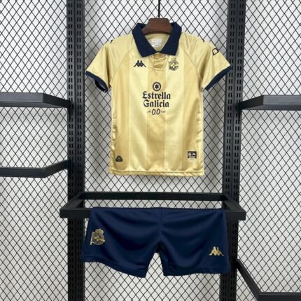 Kids Deportivo de La Coruna 2025/26 25th Anniversary Edition Kit