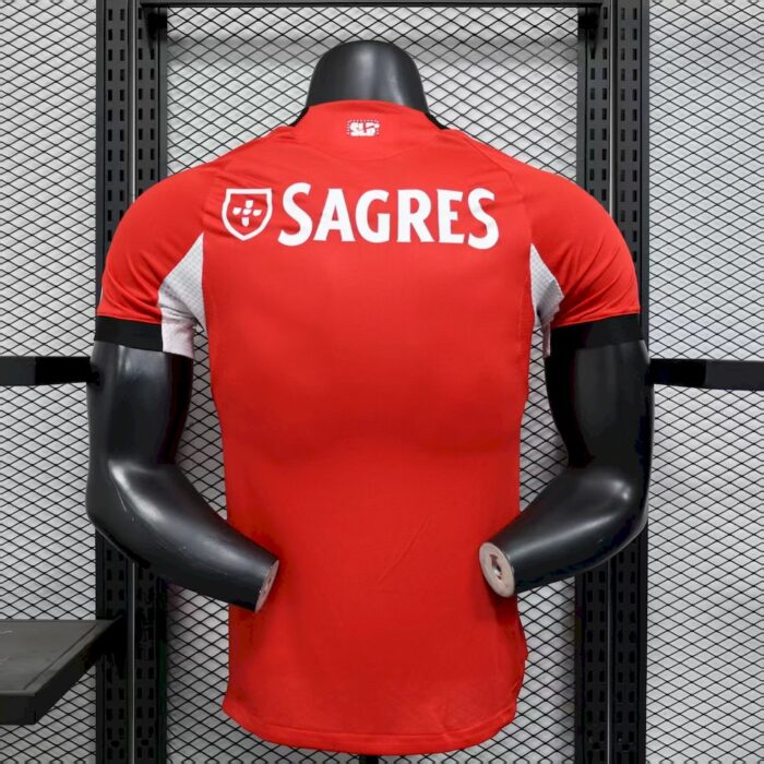 Mens Benfica 2025/26 Home Jersey Player Version 1