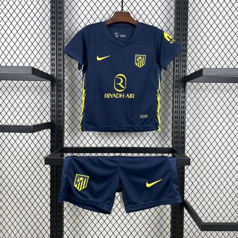Kids Atletico Madrid 2025/26 Away Kit