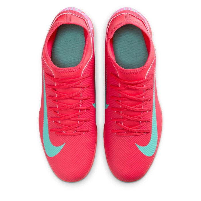 Nike Mercurial Superfly 10 Indoor Football Boots – Red/Green – view 6