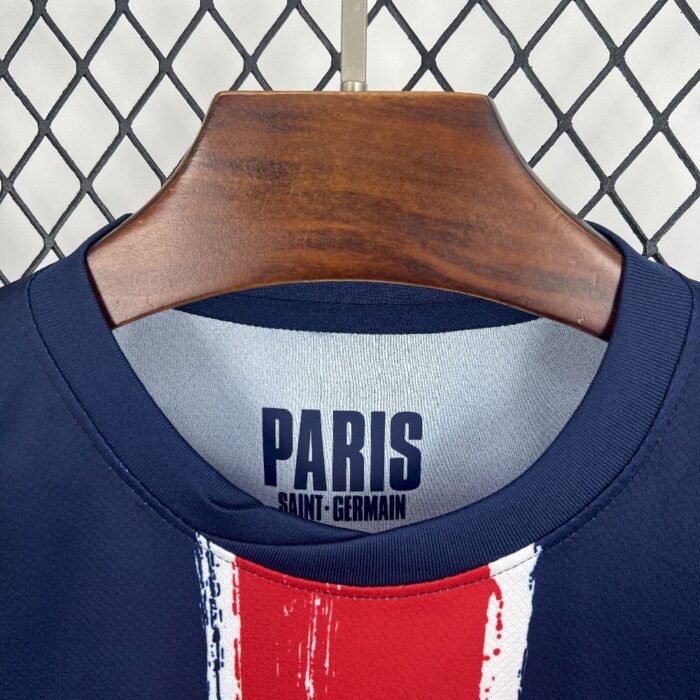 Mens Paris Saint-Germain 2024/25 Home Jersey (with stars) 8